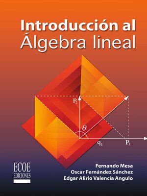 cover image of Introducción al álgebra lineal